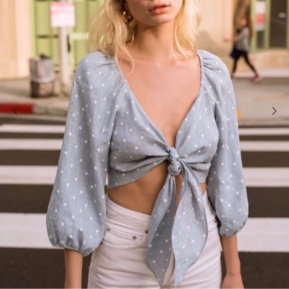 Reformation Linen Top Size XS - Picture 1 of 4